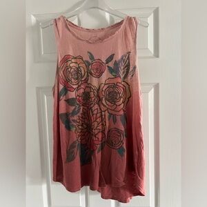Lucky Brand Floral Sleeveless Top